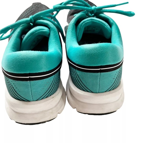 Brooks Launch 5 Black Teal Running Athletic Training Shoes Sneakers Womens 10 - Picture 6 of 8